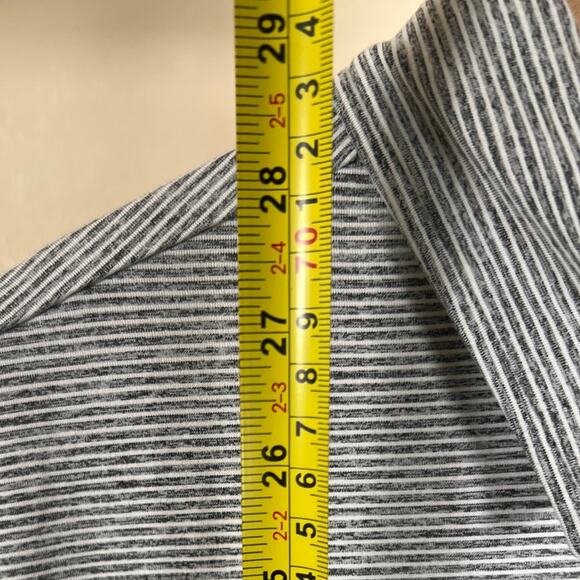 01. Algo Large Polo Striped Shirt Mens Large L Jack Performance Gray - Picture 4 of 5